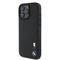 BMW BMW iPhone 16 Pro Max Back-Cover hul - Smooth Rubber Logo - Schwarz