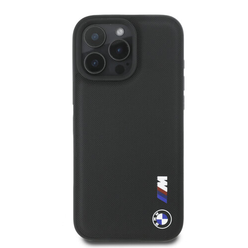 BMW BMW iPhone 16 Pro Max Back cover coque Smooth Rubber Logo - Noir