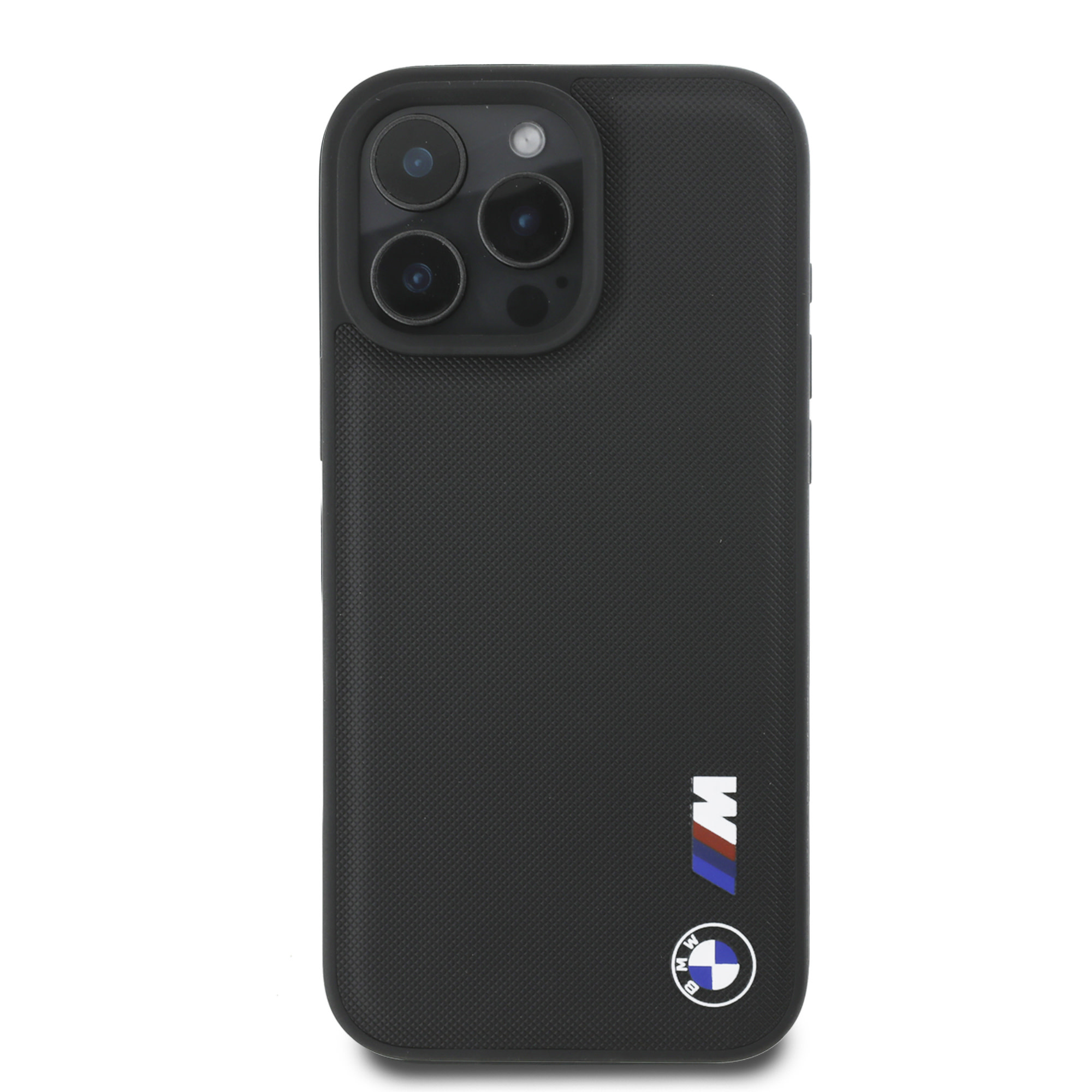 BMW BMW iPhone 16 Pro Max Backcover hoesje Smooth Rubber Logo - Zwart, foto 3 van 6