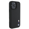 BMW BMW iPhone 16 Pro Max Backcover hoesje Smooth Rubber Logo - Zwart