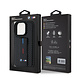 BMW BMW iPhone 16 Pro Max Backcover hoesje Grip Stand Smooth and Carbon - Zwart BMW BMW iPhone 16 Pro Max Backcover hoesje Grip Stand Smooth and Carbon - Zwart