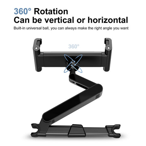 TUNIQ TUNIQ Adjustable Car Seat Headrest Holder for Phones & Tablets TUNIQ TUNIQ Adjustable Car Seat Headrest Holder for Phones & Tablets