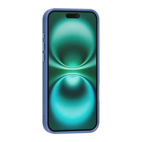 TUNIQ TUNIQ iPhone 16 Plus Back cover case - Magsafe - Silicone - Blue TUNIQ TUNIQ iPhone 16 Plus Back cover case - Magsafe - Silicone - Blue