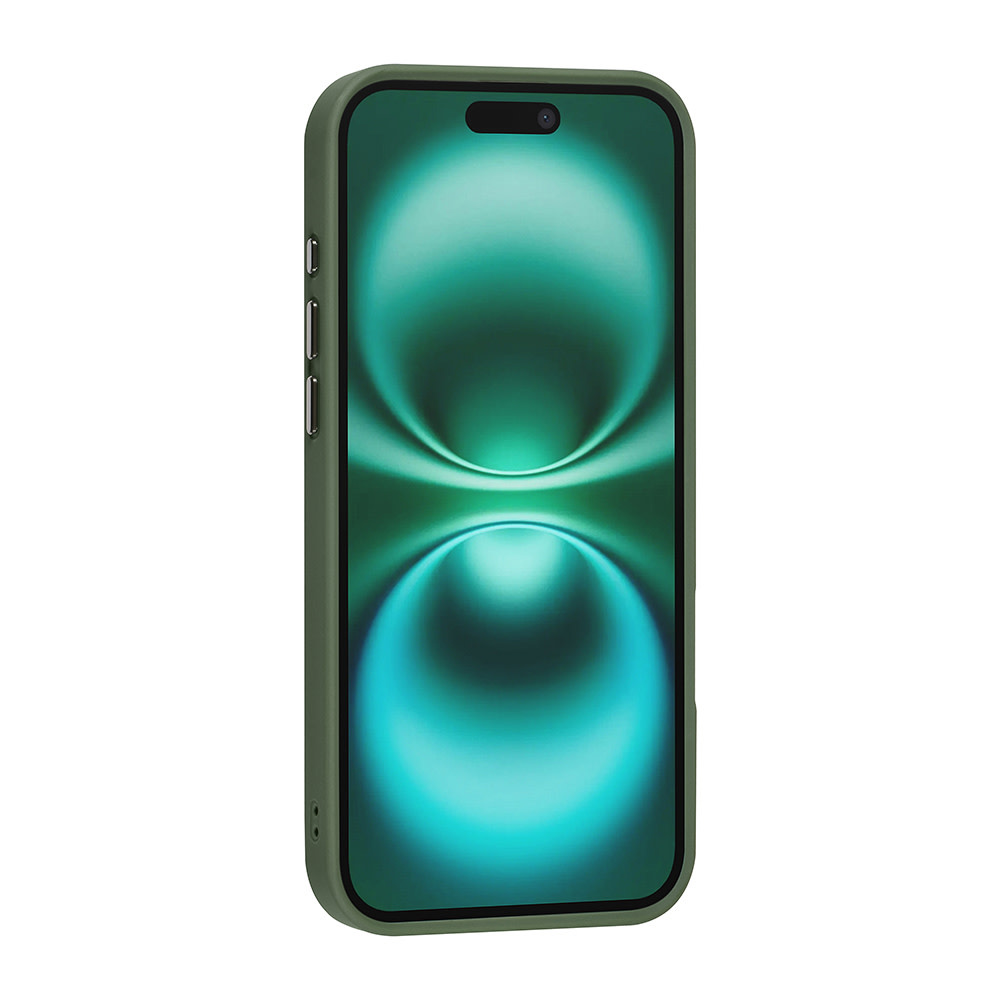 TUNIQ TUNIQ iPhone 16 Plus Backcover hoesje - Magsafe - Silicone - Groen, foto 3 van 6