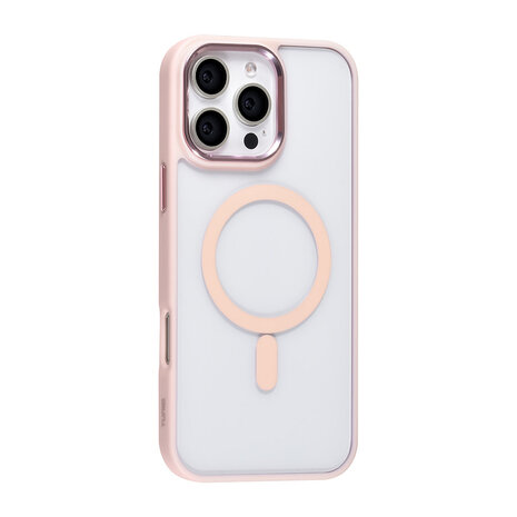 TUNIQ TUNIQ iPhone 16 Pro Max Back cover coque - Magsafe - Silicone - Rose TUNIQ TUNIQ iPhone 16 Pro Max Back cover coque - Magsafe - Silicone - Rose
