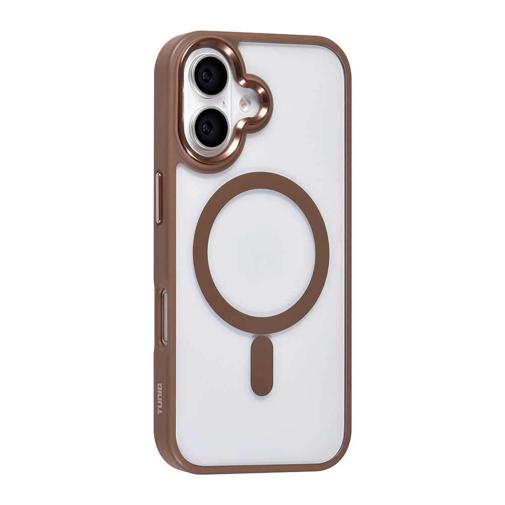 TUNIQ TUNIQ iPhone 16 Backcover hoesje - Magsafe - Silicone - Goud, foto 6 van 6
