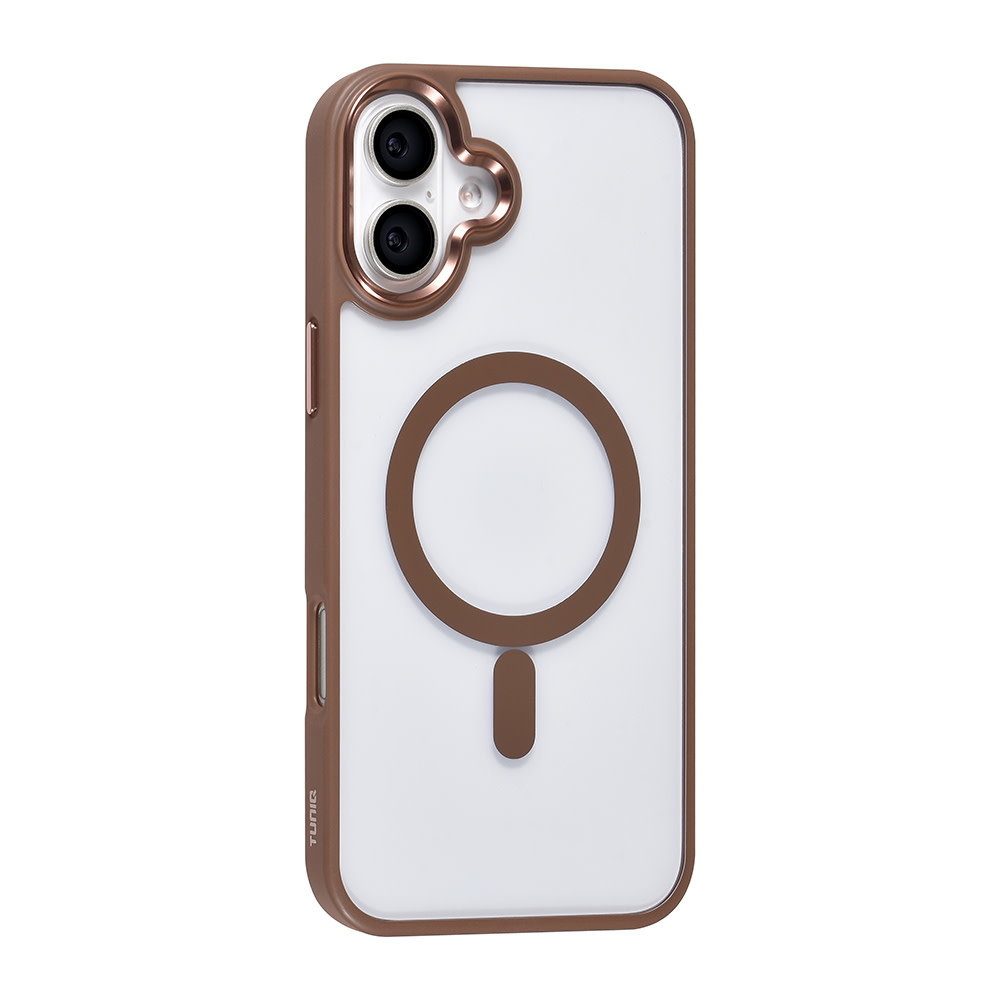 TUNIQ TUNIQ iPhone 16 Plus Backcover hoesje - Magsafe - Silicone - Goud, foto 6 van 6