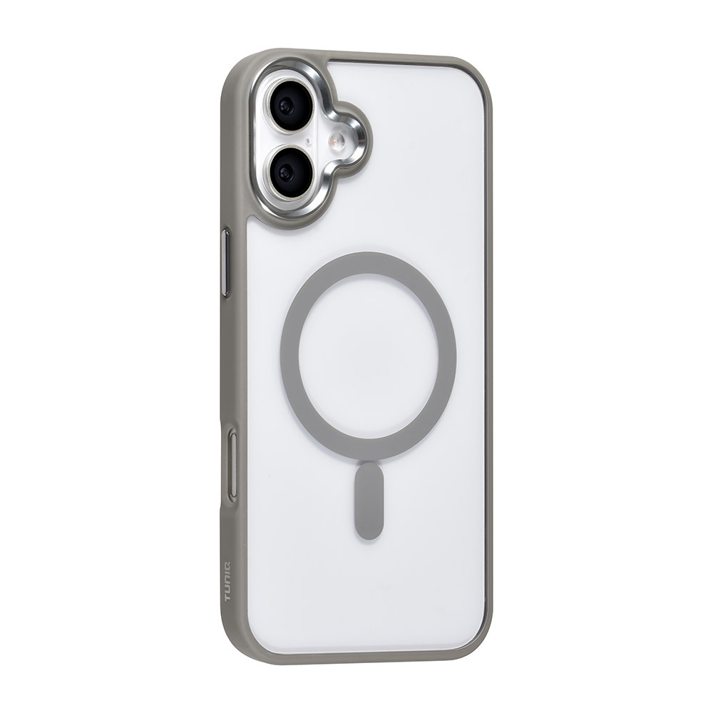 TUNIQ TUNIQ iPhone 16 Plus Backcover hoesje - Magsafe - Silicone - Grijs, foto 6 van 6