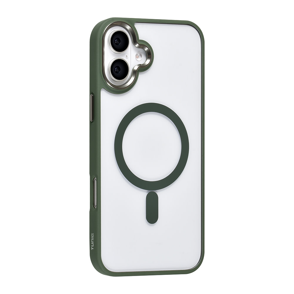 TUNIQ TUNIQ iPhone 16 Plus Backcover hoesje - Magsafe - Silicone - Groen, foto 6 van 6