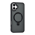 TUNIQ TUNIQ iPhone 16 Plus Backcover hoesje - Magsafe - Ringstand - Zwart