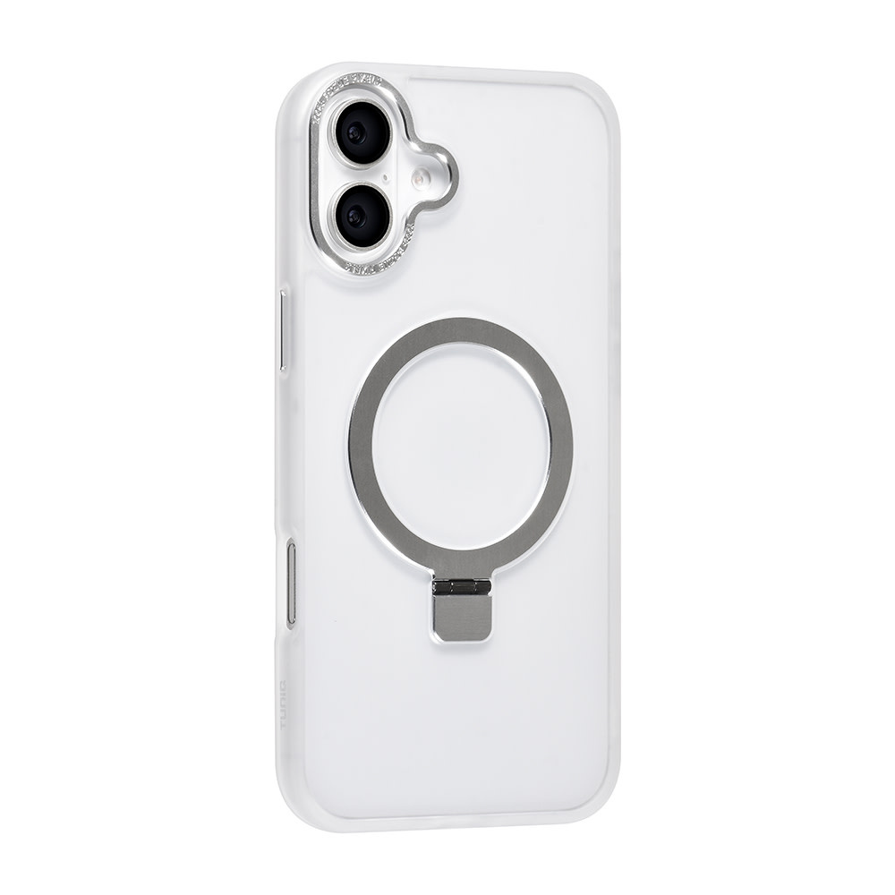 TUNIQ TUNIQ iPhone 16 Plus Backcover hoesje - Magsafe - Ringstand - Wit, foto 2 van 4