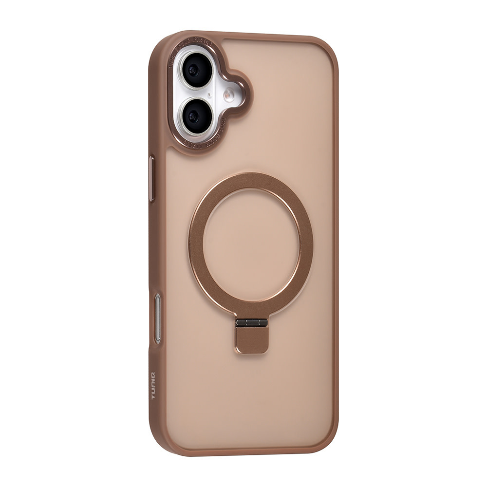 TUNIQ TUNIQ iPhone 16 Plus Backcover hoesje - Magsafe - Ringstand - Goud, foto 2 van 4