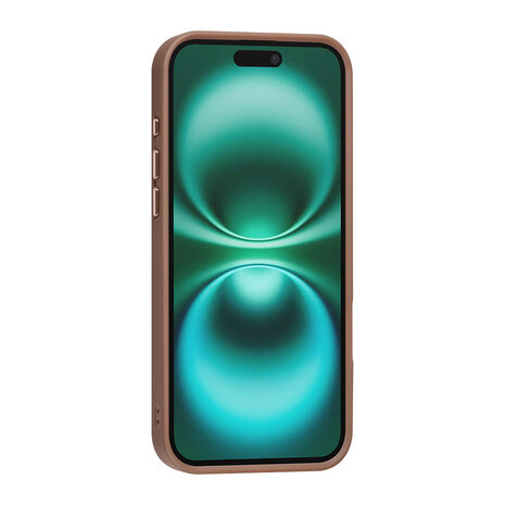 TUNIQ TUNIQ iPhone 16 Plus Back cover case - Magsafe - Ringstand - Gold TUNIQ TUNIQ iPhone 16 Plus Back cover case - Magsafe - Ringstand - Gold