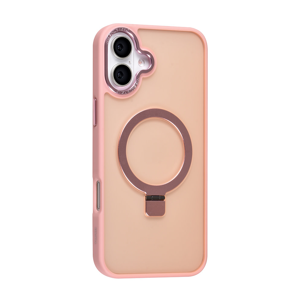 TUNIQ TUNIQ iPhone 16 Plus Backcover hoesje - Magsafe - Ringstand - Roze, foto 2 van 4