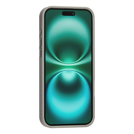 TUNIQ TUNIQ iPhone 16 Plus Backcover hoesje - Magsafe - Ringstand - Grijs TUNIQ TUNIQ iPhone 16 Plus Backcover hoesje - Magsafe - Ringstand - Grijs