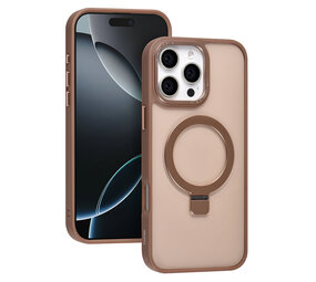 TUNIQ TUNIQ iPhone 16 Pro Max Back cover case - Magsafe - Ringstand - Gold TUNIQ TUNIQ iPhone 16 Pro Max Back cover case - Magsafe - Ringstand - Gold