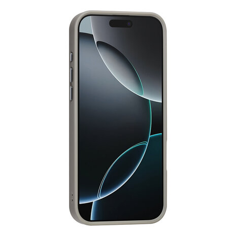 TUNIQ TUNIQ iPhone 16 Pro Max Back cover case - Magsafe - Ringstand - Grey TUNIQ TUNIQ iPhone 16 Pro Max Back cover case - Magsafe - Ringstand - Grey