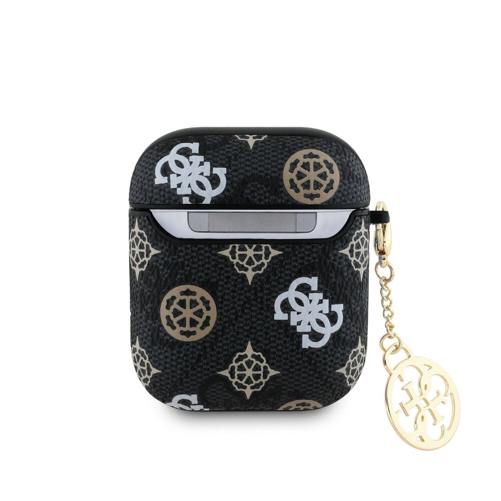 Guess Guess Airpods 1 & 2 Case Peony on 4G - Noir Guess Guess Airpods 1 & 2 Case Peony on 4G - Noir