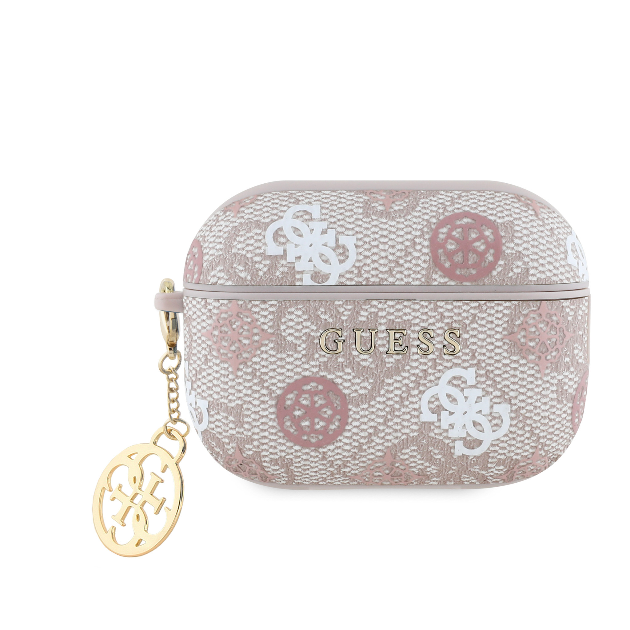 Guess Guess AirPods Pro & Pro 2 Case - Peony on 4G - Roze