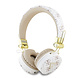 Guess Guess Headphone Koptelefoon 4G triangle round - Wit Guess Guess Headphone Koptelefoon 4G triangle round - Wit