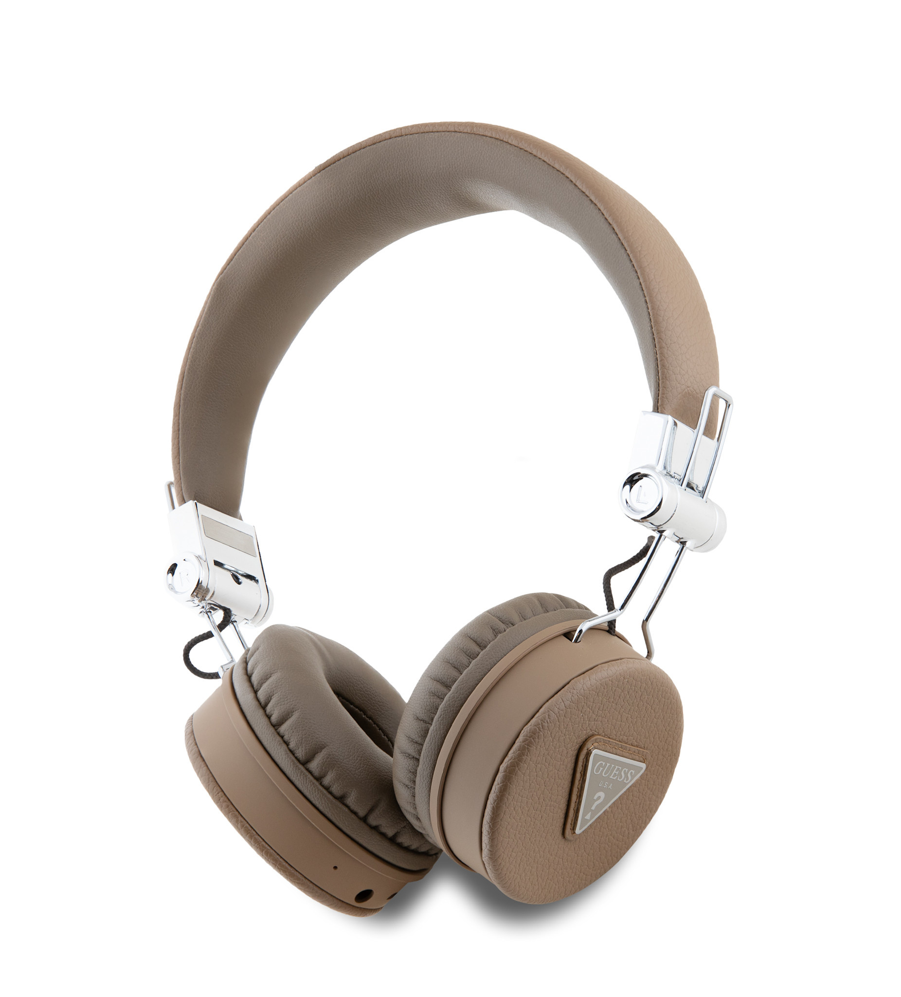 Guess Guess Bluetooth Headphones - Grained Classic Round Shape - Bruin
