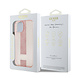 Guess Guess iPhone 15 Backcover hoesje IML 4G Stripe - Roze Guess Guess iPhone 15 Backcover hoesje IML 4G Stripe - Roze