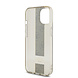 Guess Guess iPhone 15 Backcover hoesje IML 4G Stripe - Bruin Guess Guess iPhone 15 Backcover hoesje IML 4G Stripe - Bruin