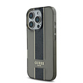 Guess Guess iPhone 16 Pro Back cover coque IML 4G Stripe - Noir