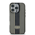 Guess Guess iPhone 16 Pro Back cover coque IML 4G Stripe - Noir