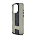 Guess Guess iPhone 16 Pro Back-Cover hul - IML 4G Stripe - Schwarz