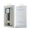 Guess Guess iPhone 16 Pro Back-Cover hul - IML 4G Stripe - Schwarz