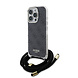 Guess Guess iPhone 16 Pro Max Back cover coque Crossbody cord 4G - Noir Guess Guess iPhone 16 Pro Max Back cover coque Crossbody cord 4G - Noir