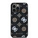 Guess Guess iPhone 15 Pro Max Back cover case - Magsafe - Peony on 4G - Black Guess Guess iPhone 15 Pro Max Back cover case - Magsafe - Peony on 4G - Black