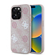 Guess Guess iPhone 15 Pro Max Backcover hoesje Magsafe - Peony on 4G - Roze Guess Guess iPhone 15 Pro Max Backcover hoesje Magsafe - Peony on 4G - Roze