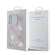 Guess Guess iPhone 15 Pro Max Backcover hoesje Magsafe - Peony on 4G - Roze Guess Guess iPhone 15 Pro Max Backcover hoesje Magsafe - Peony on 4G - Roze