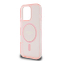 Guess Guess iPhone 16 Pro Back cover case - Magsafe IML Glitter - Pink