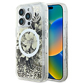 Guess Guess iPhone 16 Pro Back cover case - Magsafe Liquid Glitter - Beige