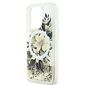 Guess Guess iPhone 16 Pro Back cover case - Magsafe Liquid Glitter - Beige