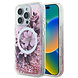 Guess Guess iPhone 16 Pro Backcover hoesje Magsafe Liquid Glitter - Roze Guess Guess iPhone 16 Pro Backcover hoesje Magsafe Liquid Glitter - Roze