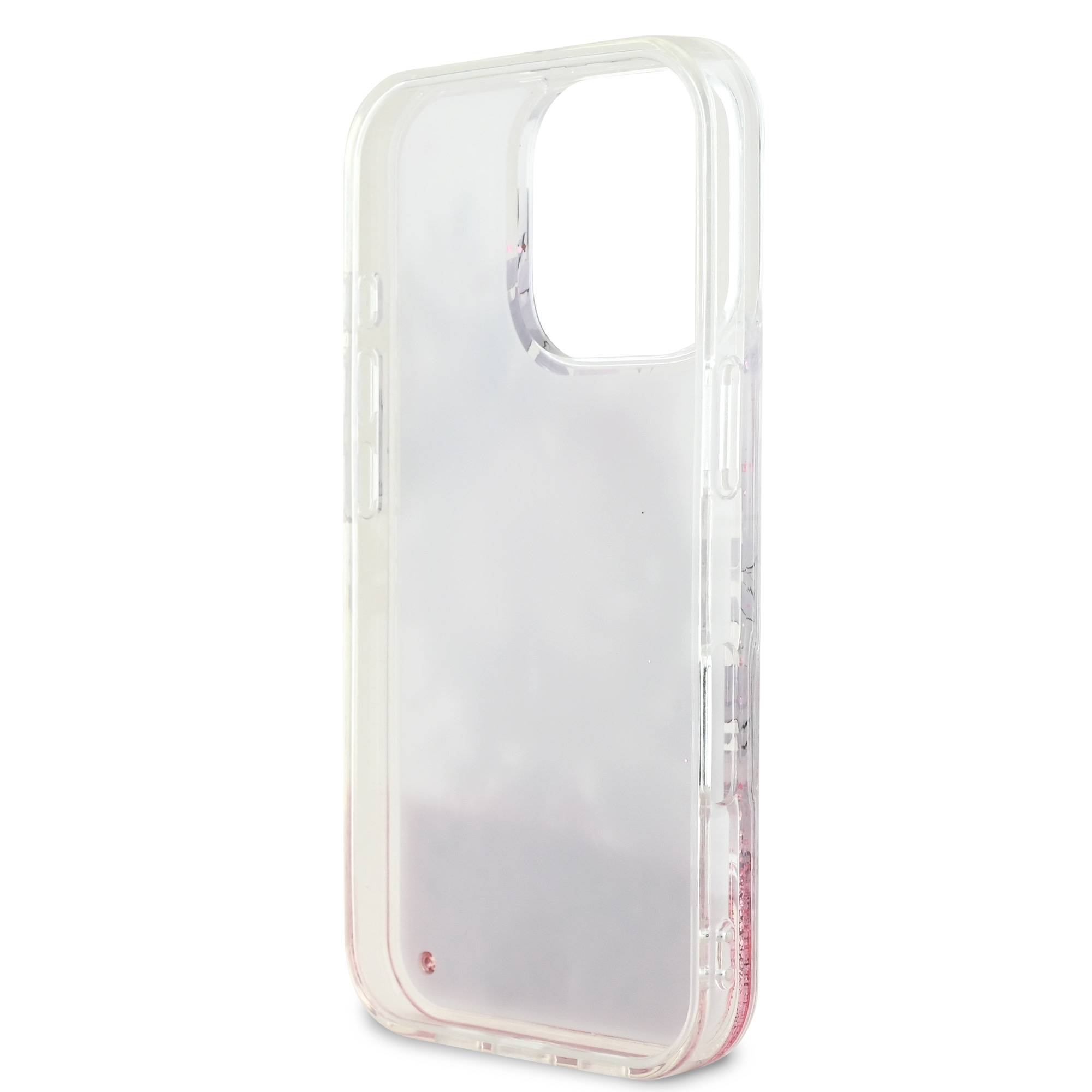 Guess Guess iPhone 16 Pro Backcover hoesje Magsafe Liquid Glitter - Roze, foto 5 van 6