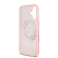 Guess Guess iPhone 16 Back cover case - Magsafe IML Flowers - Pink