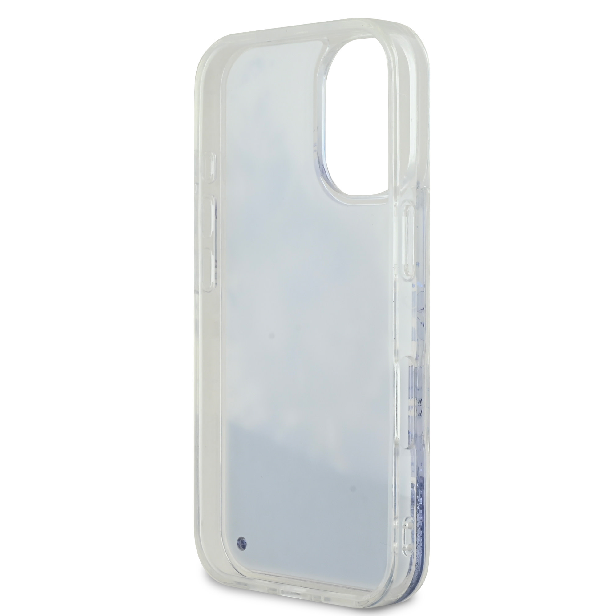 Guess Guess iPhone 16 Backcover hoesje Magsafe Liquid Glitter - Paars, foto 4 van 6