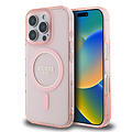 Guess Guess iPhone 16 Pro Max Back-Cover hul - Magsafe IML Glitter - Rosa