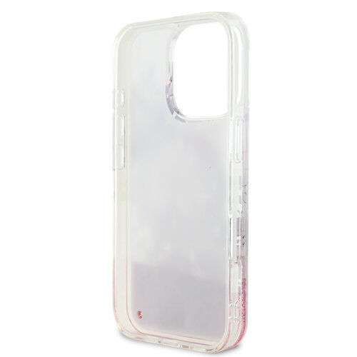 Guess Guess iPhone 16 Pro Max Back cover coque Magsafe Liquid Glitter - Rose