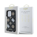 Guess Guess iPhone 16 Pro Max Back cover case - Magsafe - Peony on 4G - Black