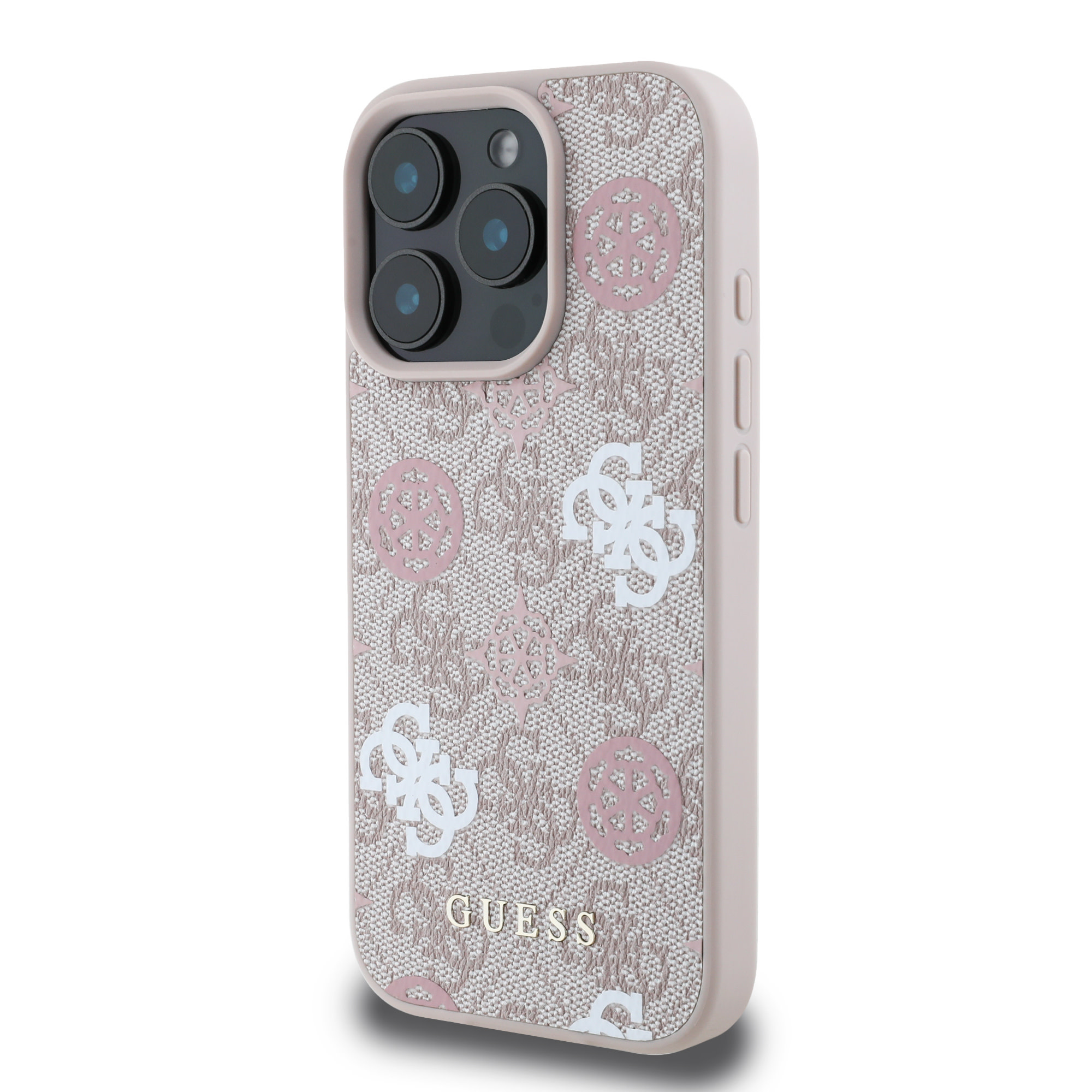 Guess Guess iPhone 16 Pro Max Backcover hoesje Magsafe - Peony on 4G - Roze, foto 2 van 6