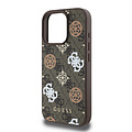 Guess Guess iPhone 16 Pro Max Back-Cover hul - Magsafe - Peony on 4G - Braun