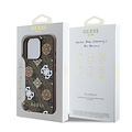 Guess Guess iPhone 16 Pro Max Back cover coque Magsafe - Peony on 4G - Marron
