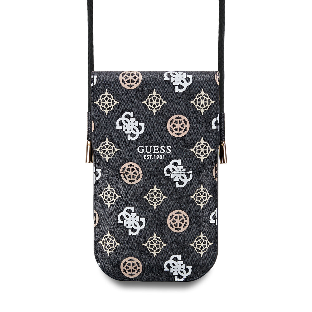 Guess Guess Wallet sack - Multicolor print on 4G - Schwarz Guess Guess Wallet sack - Multicolor print on 4G - Schwarz