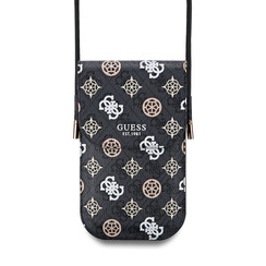 Guess Wallet bag - Multicolor print on 4G - Black